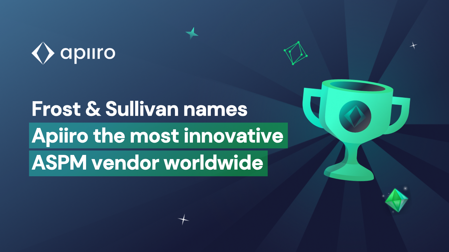 A Triple Recognition: After Gartner and IDC, Apiiro Named the Most Innovative ASPM Provider Worldwide in Frost & Sullivan’s 2025 Frost Radar™