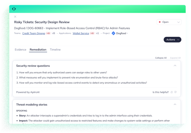 Future-proof code with AI-based threat modeling and mitigation
